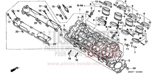 CYLINDER HEAD (CBF600S6/SA6/N6/NA6) CBF600N6 de 2006